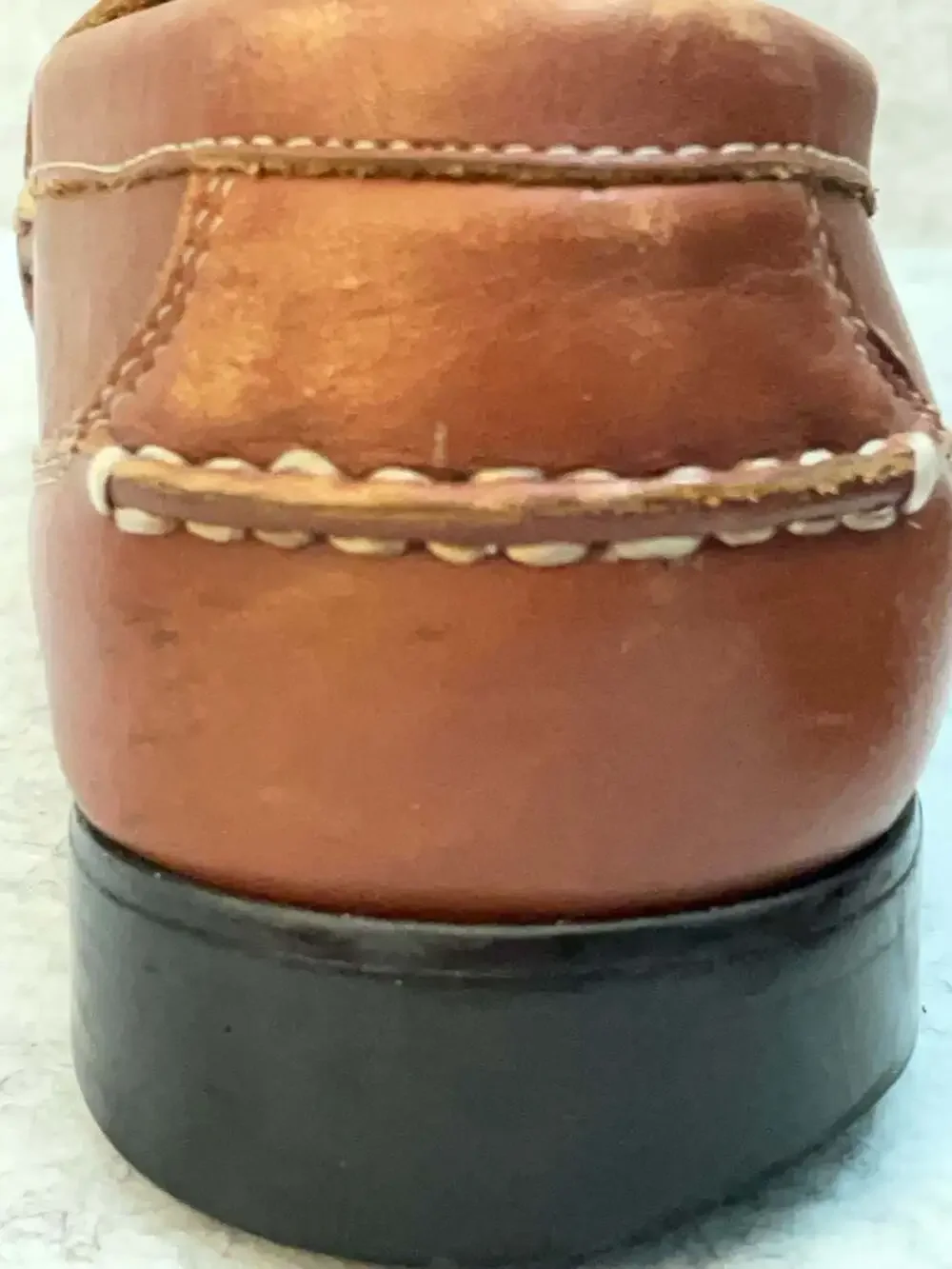 Men’s 10 French Shriner Corolla Woven Leather Penny Loafers